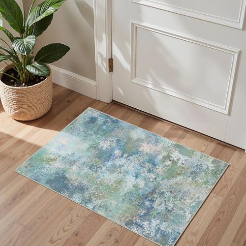2x3 Area Rugs for Entryway (Aquamarine/Blue Green / 2' x 3' (Rectangular))
