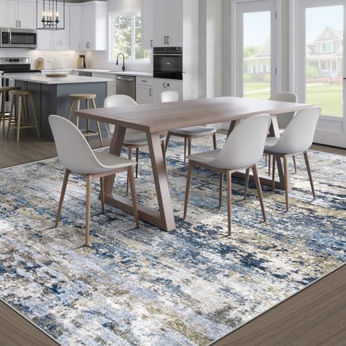 Area Rugs 8x10 for Living Room (Bluegreybrown / 8' x 10' (Rectangular))