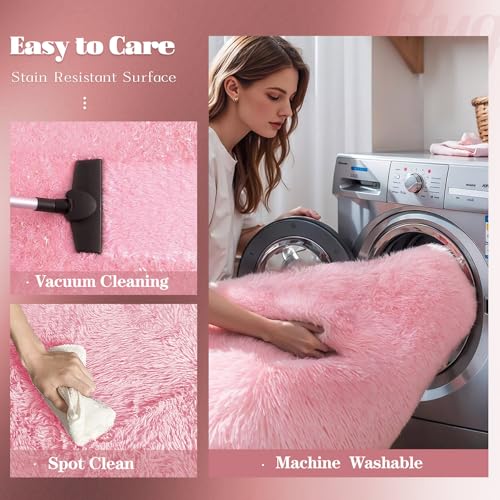 6x9 Area Rug for Living Room (Pink / 6' x 9' (Rectangular))