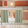 Half Curtain Tiers 36 inch Length (Sage Green / 34"W x 36"L (Pack of 2))