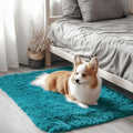 2x3 Machine Washable Small Bedside Rug (2x3 Ft / Teal)