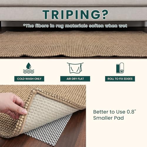 Boho Runners for Hallways 2x7 ft Washable Kitchen Runner Non Slip Rubber Backed Hall Runners Cotton Entryway Runner Rugs for Indoor Backdoor Bedroom Kitchen (Orange Beige/Tan/Brown / 2' x 7' (Runner))