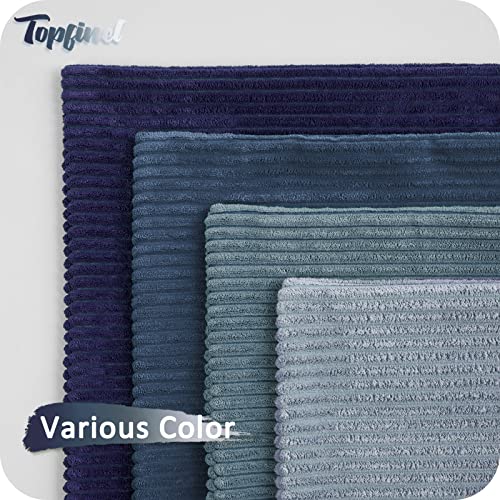 Navy Blue Euro Shams Decorative Throw Pillow Covers 26x26 Inch Set of 4 (Blue / 26" x 26" (Pack of 4))