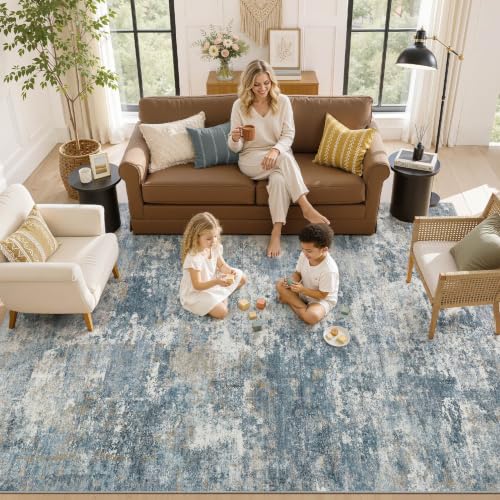 10x14 Area Rugs Living Room (Blue / 10' X 14' (Rectangular))