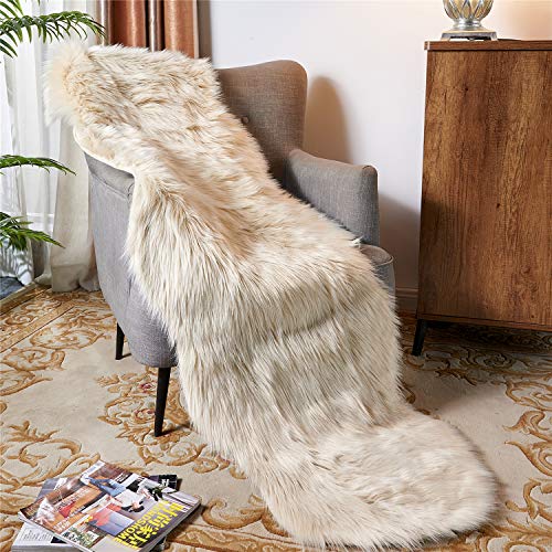Ultra Soft Fluffy (Beige / 2' x 6' (Sheepskin))