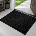Super Absorbent Front Door Mat (Pure Black / 2' x 3' (Rectangular))