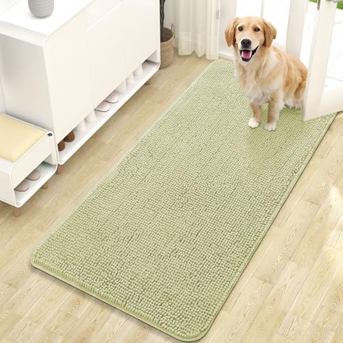 Dog Door Mat for Muddy Paws 47x24 (Vanilla / 47" X 24")