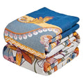Boho Throw Blanket 50"x60" Fall Cotton Victoria Floral Blanket (Bloom Victoria / 50"x60")