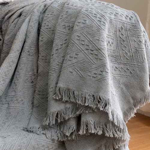 2 Piece Sectional Couch Cover for L Shape Sofa Light Grey L (Light Grey / Large)