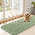 Dog Door Mat for Muddy Paws 47x17 (Sage Green / 47" X 17")