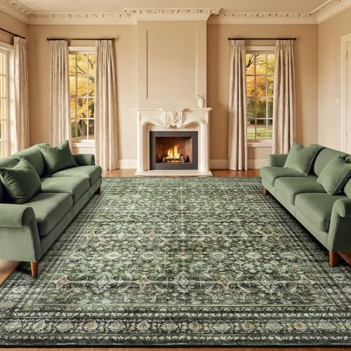 9x12 Area Rugs for Living Room (Green / 9' X 12' (Rectangular))