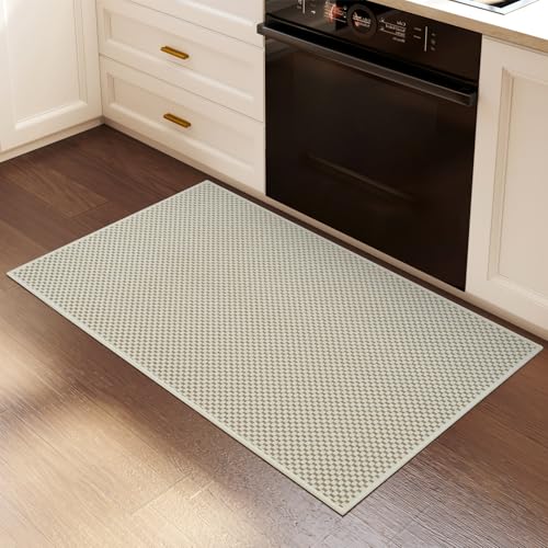 Indoor Front Door Mat Entryway Rug Non Slip Washable Beige 2x3 ft (Beige / 2' x 3')