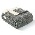 Heather Black Throw Blanket for Couch (Heather Black / Throw (50"x60"))
