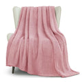 Extra Large Soft Fleece Throw Blanket for Couch (Pink / Throw(50x70 In))