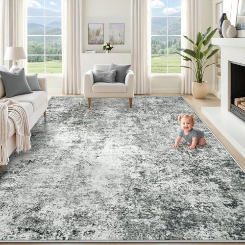 8x10 Area Rugs for Living Room (Grey / 8' x 10' (Rectangular))