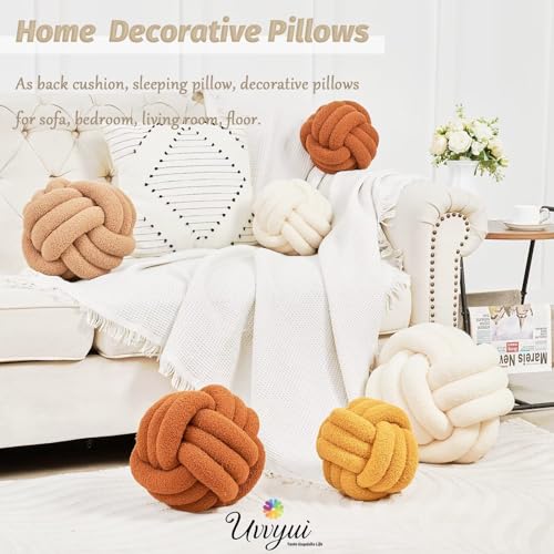 Knot Pillow Ball (Orange / Large (Pack of 1))