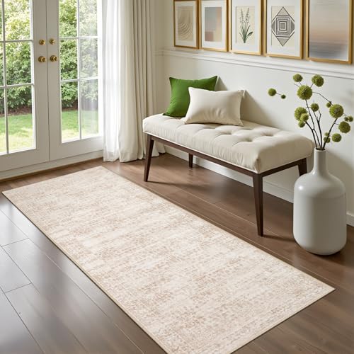 Hallway Runner Rug (Beige Brown / 2'6" x 8' (Runner))