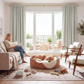 Cream Color 100% Blackout Curtains for Bedroom 102 inch Long 52 inch Wide (Cream / 52"W x 102"L (Pack of 2))