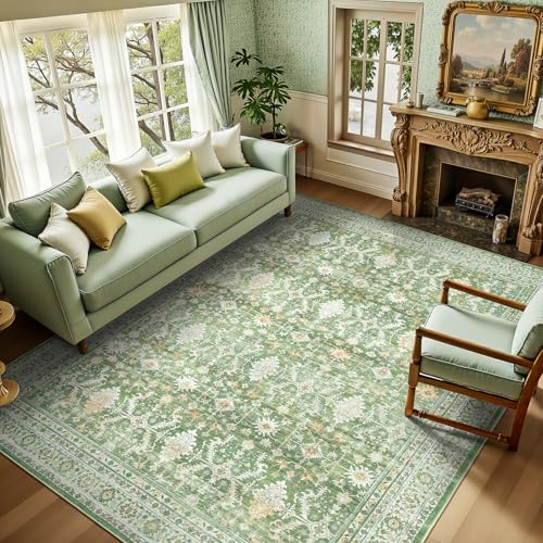 6x9 Area Rugs for Living Room (Light Green / 6' X 9' (Rectangular))