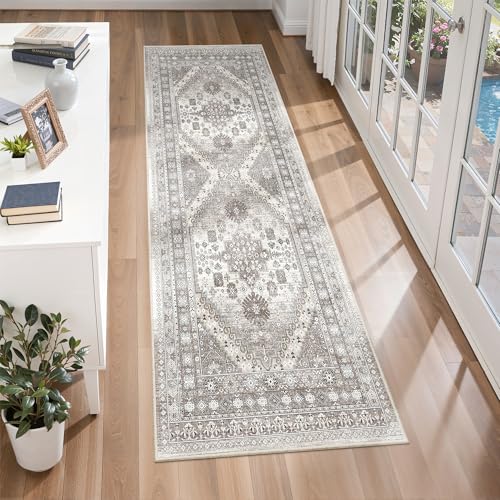 2x5 Rug Runners for Hallways Non Slip (Brown/Beige / 2' x 5' (Runner))