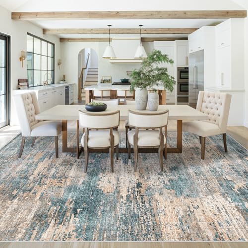 8x10 Area Rugs for Living Room (Green Brown / 8' x 10' (Rectangular))