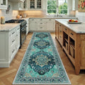 Washable Area Rug (Teal / 3' x 9' (Rectangular))