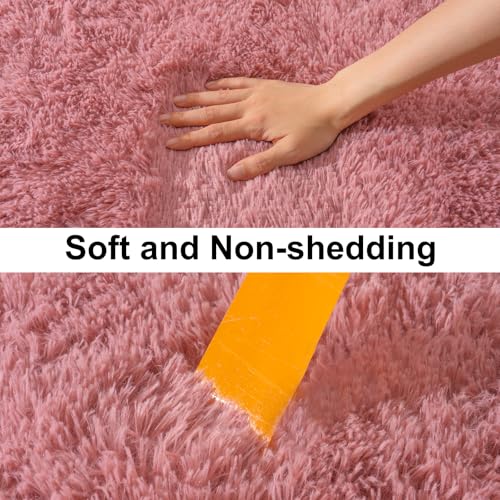 Soft Runner Rugs for Bedroom Hallway 2x5 Blush Pink (2' x 5' (1 pc) / Blush Pink)