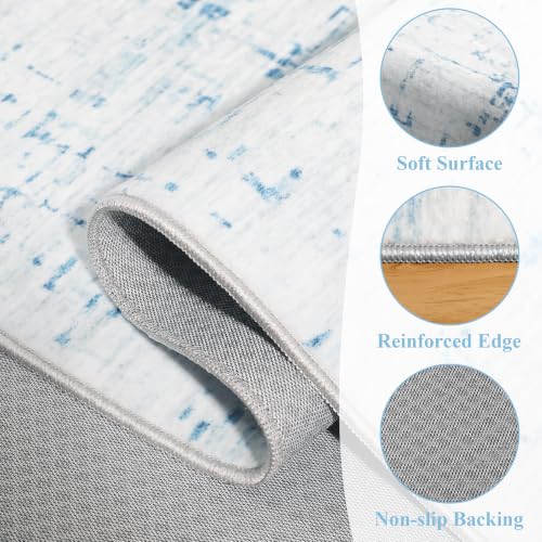 5x7 Area Rug for Living Room (Light Blue / 5' x 7' (Rectangular))