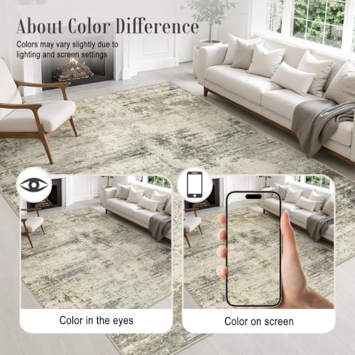 Area Rug Living Room (Ash Brown / 8' x 8' (Square))