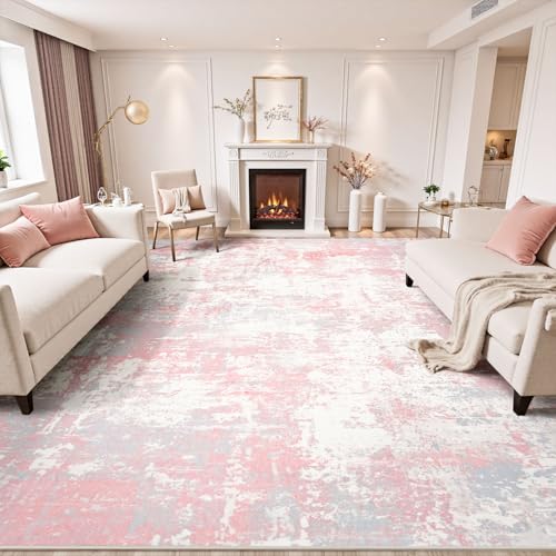8x10 Area Rugs for Bedroom (Pink / 8' x 10' (Rectangular))