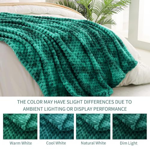 Large 3D Fleece Throw Blanket for Couch (Tie-dye Teal / Throw ( 50x70 IN ))