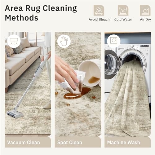 Abstract 3x5 Rugs (Beige/Gray / 3' x 5' (Rectangular))