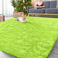 9x12 Machine Washable Large Area Rugs for Living Room (9x12 Ft / Lime Green)