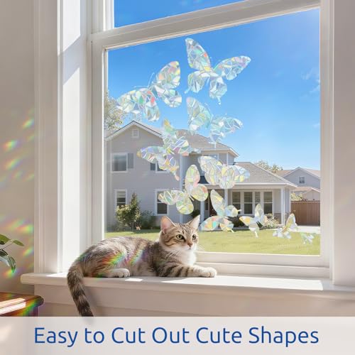 Window Privacy Film Rainbow (Clear / 23.6" x 118.1")