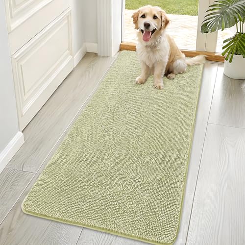 Dog Door Mat for Muddy Paws 70x35 (Vanilla / 70" X 35")