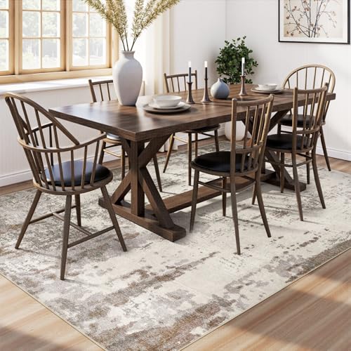 8x10 Area Rug Living Room Rugs (Brown/Grey/Beige / 8' x 10' (Rectangular))