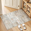 2x3 Rug Non Slip (Grey/Rust / 2' x 3' (Rectangular))