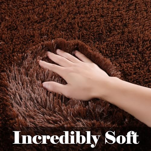 Brown 6x9 Area Rugs for Living Room Bedroom (Brown / 6' x 9' (Rectangular))