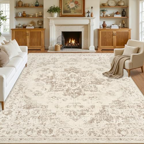 Area Rugs 9x12 Living Room (Beige/Ivory / 9' x 12' (Rectangular))
