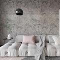 Extra Wide Large Size Grey Concrete Wallpaper Peel and Stick Industrial Cement Wall Paper Matte Light Brown Beige 48"×118" Concrete Contact Paper for Countertops Wall Covering for Bedroom Bathroom (Gray / 48" x 118")