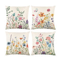 Spring Pillow Covers 16x16 Inch Set of 4 (Spring04)