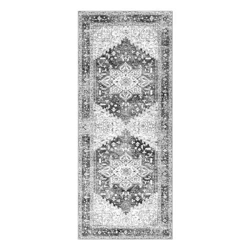 Washable Runner Rug (2' x 5' / Grey)