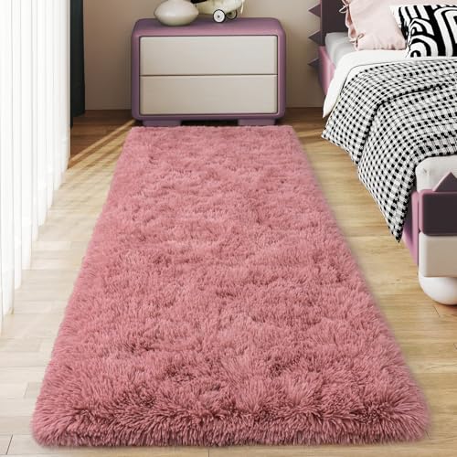 Soft Runner Rugs for Bedroom Hallway 2x5 Blush Pink (2' x 5' (1 pc) / Blush Pink)
