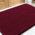 Dog Door Mat for Muddy Paws 32x20 (Burgundy / 32" X 20")