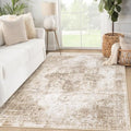Area Rug 3x5 Washable Rug (Brown / 3' x 5' (Rectangular))