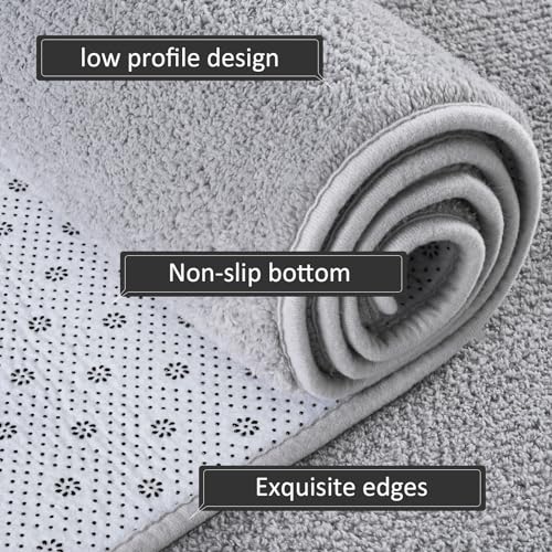 2x8 Runner Rug for Hallway (2' x 8' (Runner) / Grey)