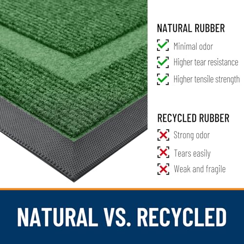 Front Door Mat Outside 59x40 (Green / 59" x 40")