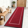 Front Door Mat Outside 71x23 (Wine Red / 71" x 23")
