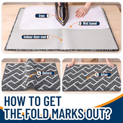 Front Door Mat 48x32 (Black / 48" X 32")