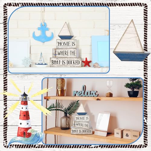 4 Pcs Farmhouse Table Decoration (Home Boat)